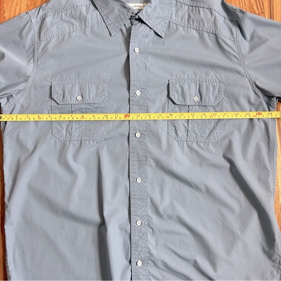 pd&c Short Sleeved Button Down Casual Shirt 1X 100% Cotton XLT Work Office - Picture 7 of 8